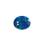 Natural peacock sapphire 1.92 carat oval cut Madagascar gemstone
