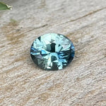 Natural Peacock Sapphire Oval Cut 0.76 Carat from Madagascar β Untreated VS Clarity Blue Green Gemstone