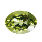 Natural Peridot Oval Cut 1.30 Carat Green Gemstone β VVS Clarity, Unheated, 8.1x6.5mm