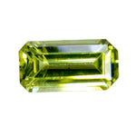 Natural Peridot β 0.90 Carat Emerald Cut Green Gemstone