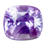 Natural pink-purple sapphire 1.30 ct cushion 6.31×5.60×4.21 mm, unheated untreated, eye clean, Ceylon — Sapphire Pal