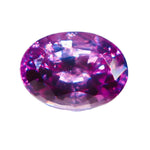 Natural Pink Blue Sapphire Oval Cut 1.02 Carat Ceylon Sapphire for Custom Rings