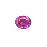 Natural pink sapphire 0.89 ct oval 5.89×4.83×3.36 mm, I clarity, unheated Ceylon — Sapphire Pal