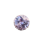 Natural pink sapphire 0.65 ct round 4.95×4.95×3.21 mm, I2, Ceylon — Sapphire Pal