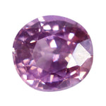 0.58 ct natural pink sapphire, oval 5.0 × 4.7 mm, VS clarity, untreated, Ceylon origin – loose gemstone