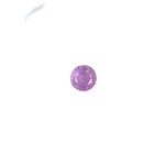 Natural pink sapphire 0.85 ct round 5.80×3.02 mm, Ceylon, eye clean — Sapphire Pal