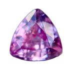 Earth-sourced Ceylon pink trillion sapphire, precision-cut loose gemstone for engagement rings