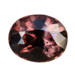 Natural pinkish brown sapphire 0.83 carat oval cut loose gemstone Madagascar
