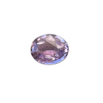 Natural pinkish purple sapphire 1.04 carat oval cut Ceylon loose gemstone