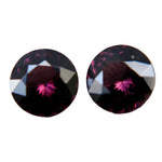 1.50 Carat Pinkish Purple Spinel Pair – Round Cut | Ceylon