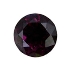 Natural pinkish purple spinel 2.81 carat round cut 8.4mm untreated Ceylon loose gemstone