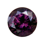 Natural pinkish purple spinel round cut 1.30 carat loose gemstone