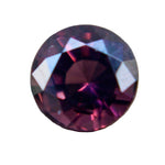 Natural pinkish purple spinel 1.42 carat round cut loose gemstone from Ceylon