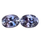 Natural Purple Sapphire Pair | 2.05ct Oval Cut Matching Gemstones | No Treatment- Sapphire pal