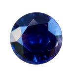 Natural purple sapphire 1.07 carat round cut loose gemstone VS clarity unheated Ceylon sapphire