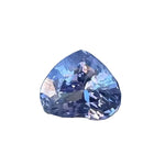 Natural purple sapphire 2.01 carat heart cut unheated loose gemstone from Ceylon