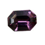 Natural purple sapphire emerald cut 0.38 carat loose sapphire gemstone VS clarity Sapphire Pal Australia