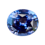 Natural purple sapphire oval cut 2.09 carat Ceylon unheated loose gemstone