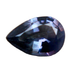 Natural purple spinel 1.40 ct pear-cut loose gemstone from Ceylon