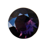 Natural purple spinel 0.86 carat round cut eye clean Ceylon loose gemstone