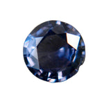 Natural purple spinel 0.73 carat round cut loose gemstone from Ceylon