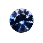 Natural purple spinel 0.88 carat round cut Ceylon loose gemstone eye clean
