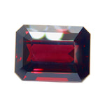 Natural Rhodolite Garnet 21.33 Carat Octagonal Emerald Cut Certified Loose Gemstone - Sapphirepal