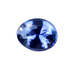 Natural royal blue sapphire 0.39ct oval cut VVS untreated Ceylon gemstone