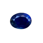Natural royal blue sapphire 0.55 carat oval cut Ceylon loose gemstone