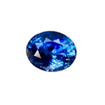 Natural Royal Blue Sapphire Oval Cut 2.02 Carat β Deep Blue Gemstone for Engagement Ring or Jewelry Making