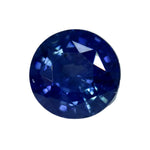 Natural royal blue sapphire 1.15 carat round cut Ceylon loose gemstone Australia