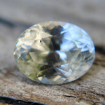 Natural Sapphire with sight yellow champagne hue - Sapphirepal