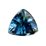 Natural Teal Sapphire – 0.90 Carat Trillion Cut | Unheated Madagascar Gemstone - Sapphire pal