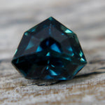 Natural Teal Sapphire – 1.19 Carat Modified Trillion Cut - Sapphirepal
