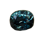 1.12ct natural teal sapphire cushion cut unheated Ceylon gemstone
