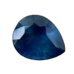 0.62 ct Natural Teal Sapphire, Pear Cut, Madagascar origin, unheated untreated, I clarity – Sapphire Pal