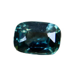 1.06ct Natural Blue Green Teal Sapphire β Cushion Cut, VS Clarity, Unheated, Earth-Sourced Gemstone from Ceylon