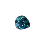 Natural Teal Sapphire 1.21 Carat Pear Cut Unheated Loose Gemstone