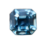 Natural Teal Sapphire 0.82ct Asscher Cut - Australian Gemstone - Sapphire Pal