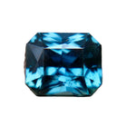0.98ct Natural Teal Sapphire β Octagonal Emerald Cut, Unheated, Ceylon Origin