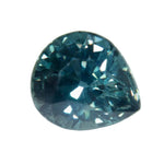 Natural teal sapphire 1.09 carat pear cut loose gemstone