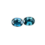 Pair of natural teal spinels, oval cut, 2.75 ct total weight, unheated Ceylon gems – Sapphire Pal
