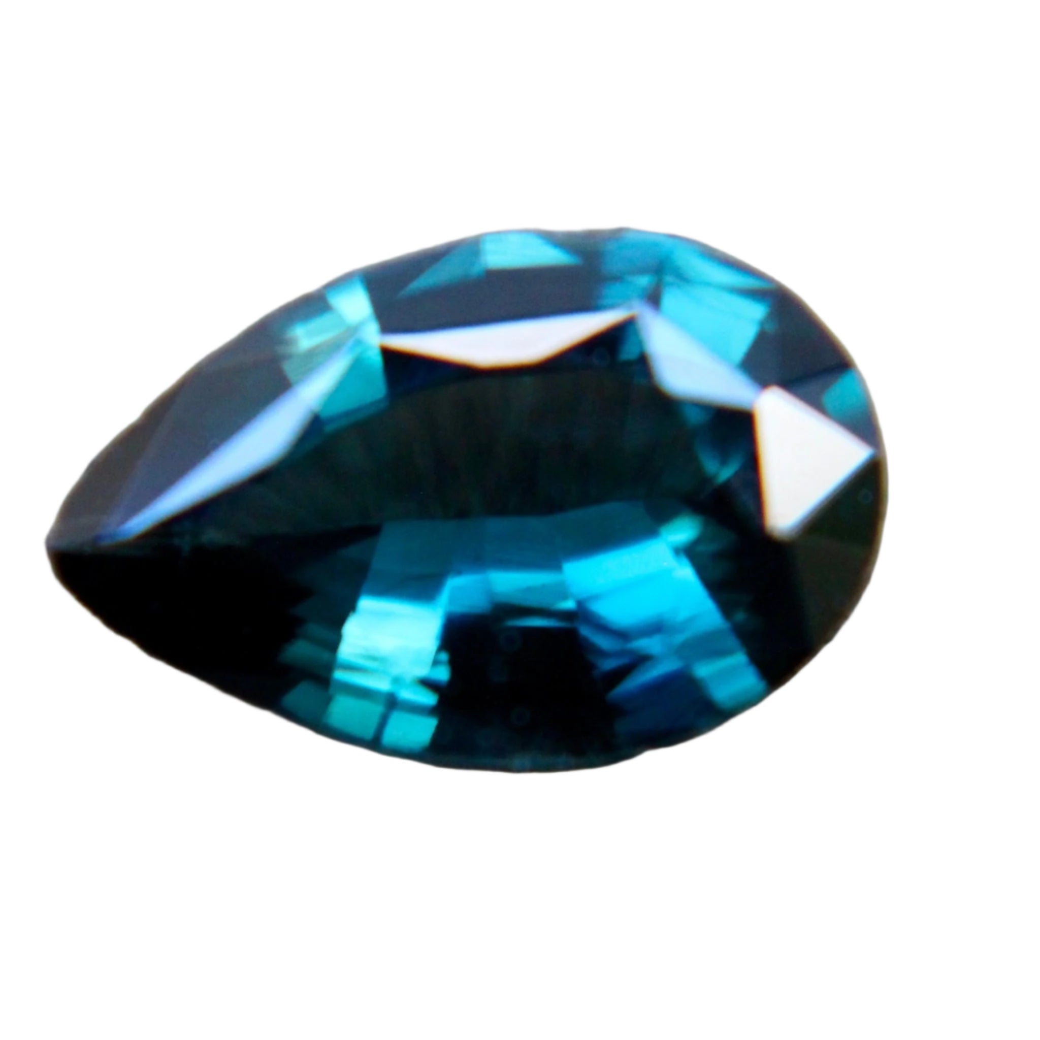 Natural Teal Spinel – Carat Pear Cut Loose Gems Sapphire Pal