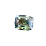0.80 Carat Natural Tri-Colored Sapphire β Cushion Cut Pink, Yellow, and Blue Gemstone from Madagascar
