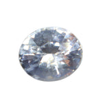 Natural White Sapphire 1.05 Carat β Oval Cut Unheated Ceylon Gemstone - Sapphirepal