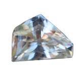 Natural White Sapphire 3.01 Carat Freeform Cut from Ceylon - Sapphirepal