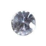Natural White Sapphire – 0.82 Carat Round Cut | Ceylon Origin | Eye Clean | Ethical & Unheated | Ideal for Engagement Rings - Sapphire pal