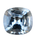natural white sapphire 2.07 carat cushion cut unheated loose gemstone