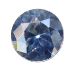1.30ct Natural Pale Blue Sapphire Round Cut Unheated Loose Gemstone