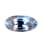 Natural White Sapphire 0.50 Carat Oval Cut from Ceylon